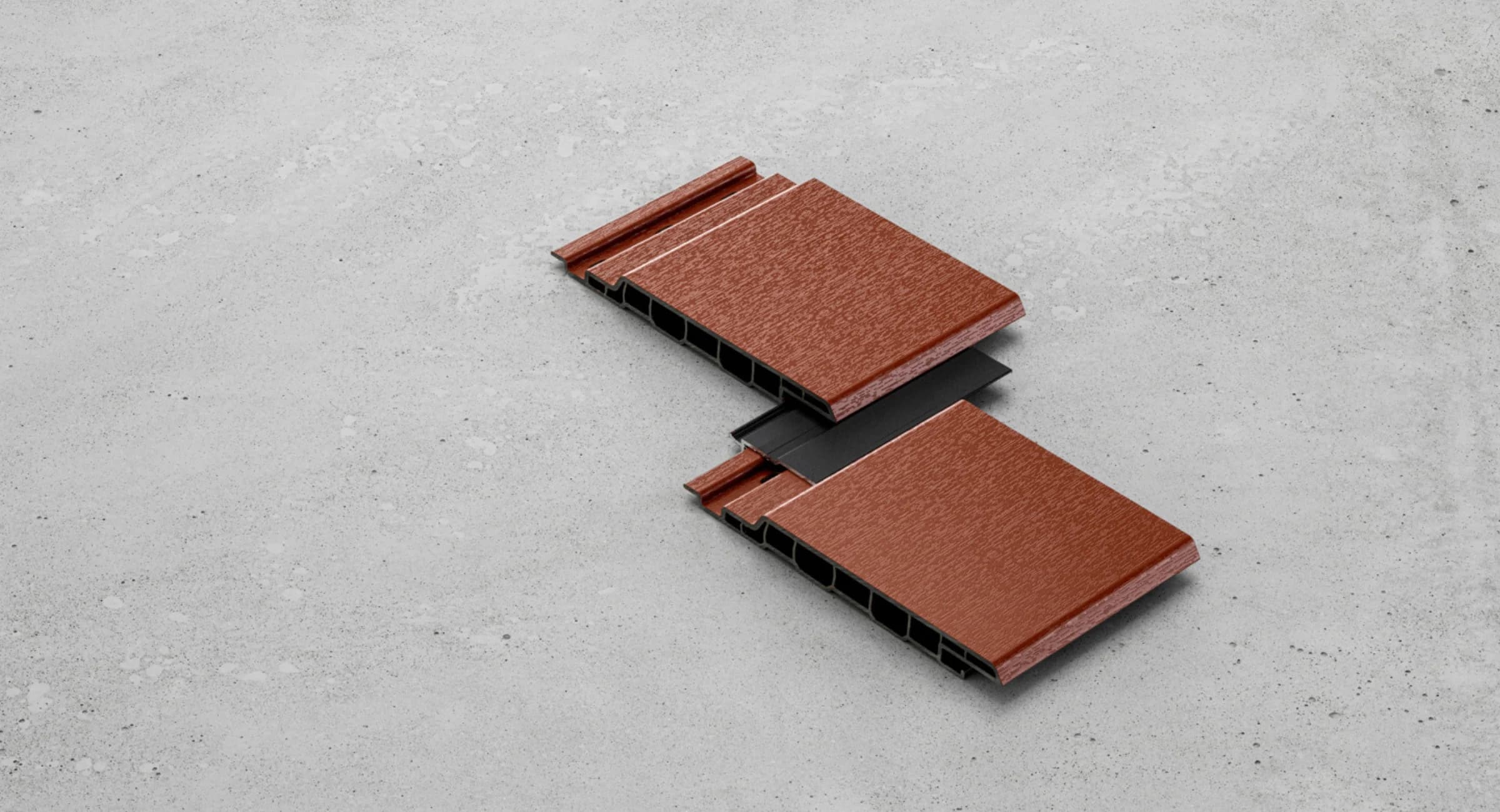 Keralit gevelbekleding sponningdeel 143 mm met shadowline