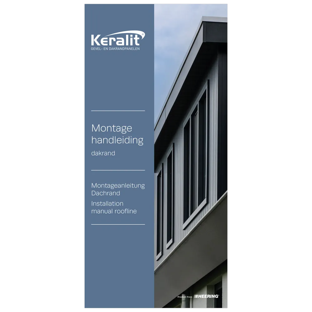 Keralit montagehandleiding dakrandpanelen