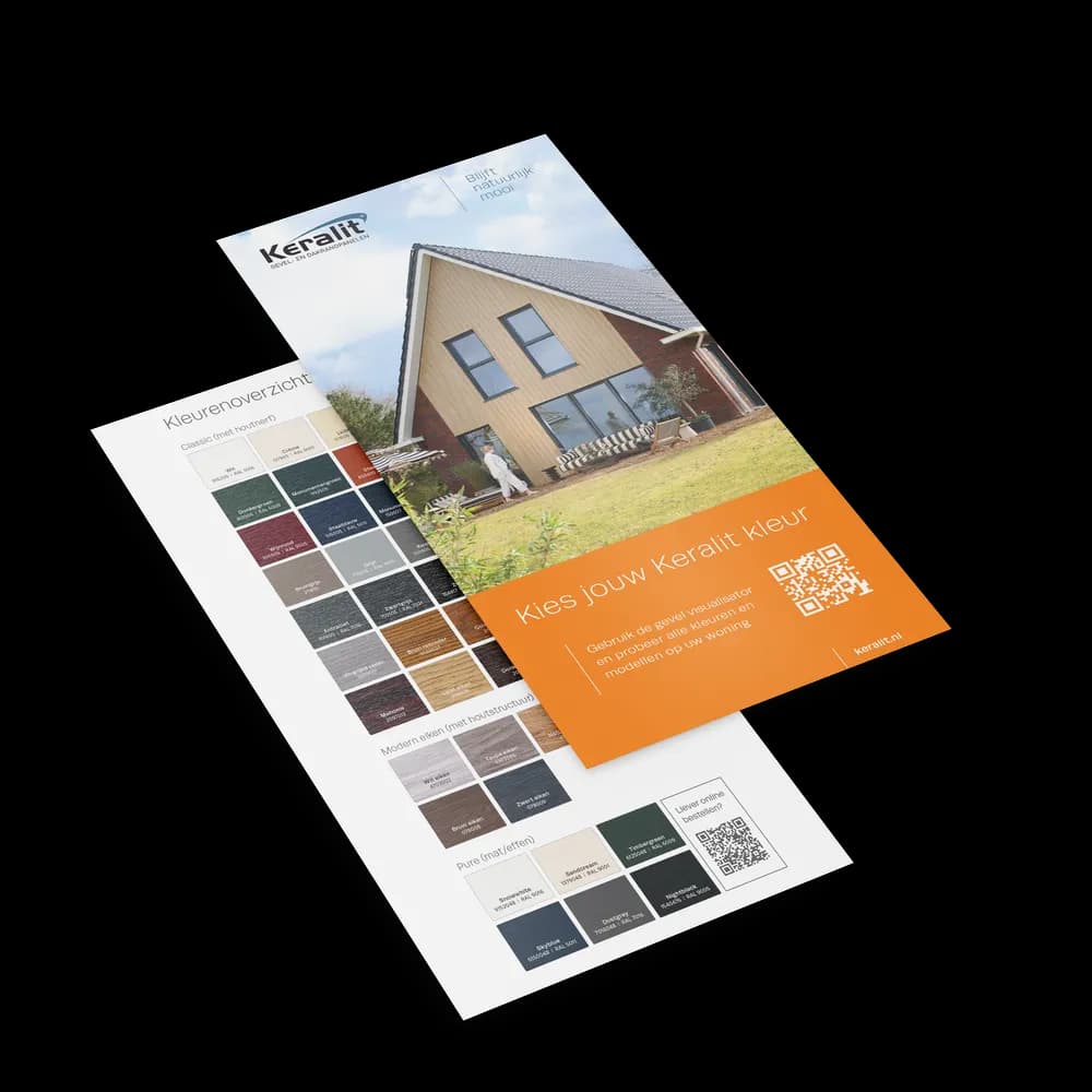 Keralit monsterkaart gevelpanelen