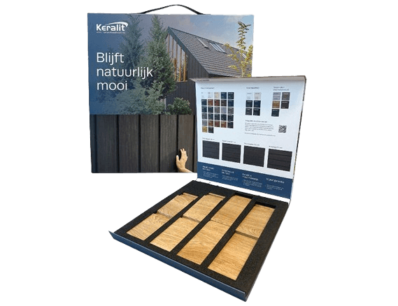 Keralit showkaart met kleurmonsters