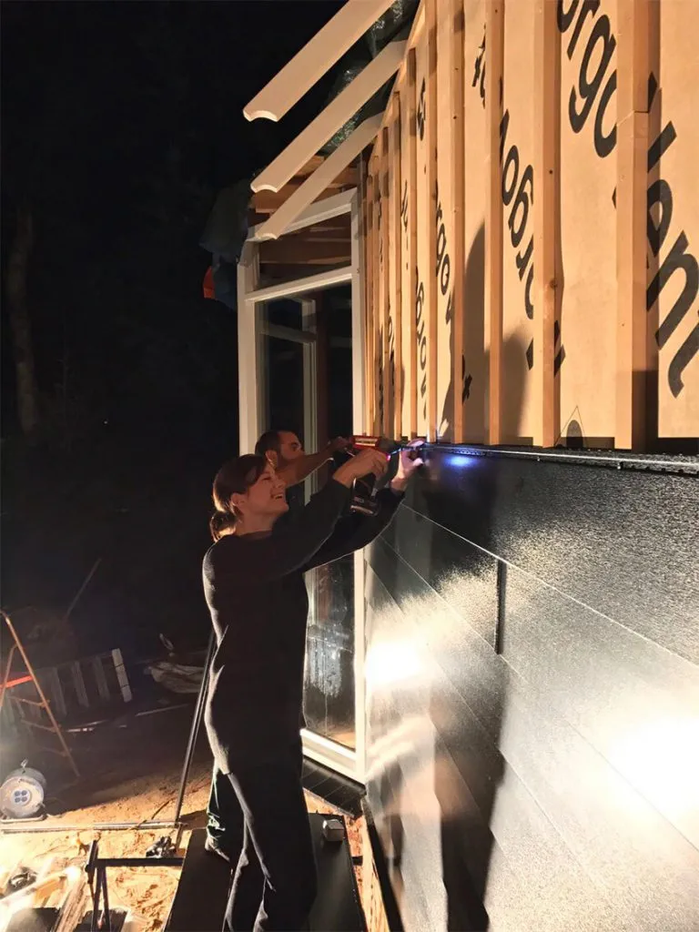 Keralit zelfbouwproject gevel monteren