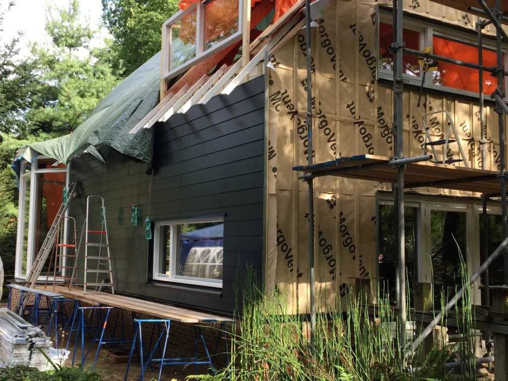 Keralit zelfbouwproject gevel monteren