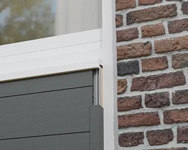 Keralit het verlengde eindprofiel afwerking regel naar voren stekende borstwering