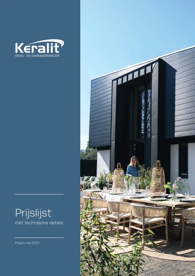 Prijslijst Keralit